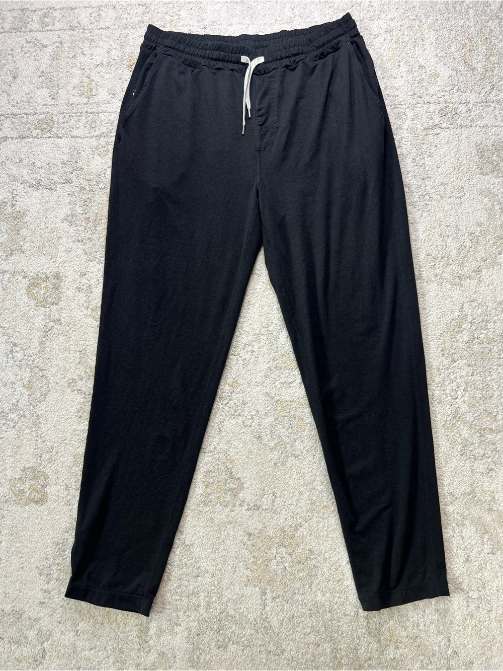 Vuori Ponto Performance Pants Men's XXL Black Slim Tapered DreamKnit Lounge